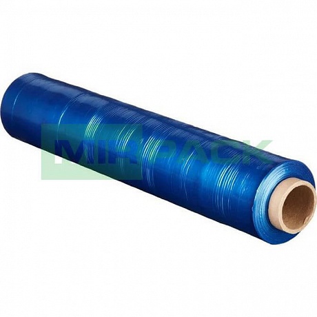 Стрейч-пленка для паллет 500 мм 17 мкм 1,2 кг синяя, упаковка 6 шт. - Вид 1